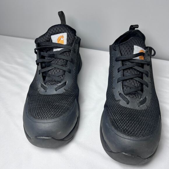 Carhartt Men’s FORCE Work Shoes Black Size 9 Slip Resistant Athletic Black - Picture 8 of 10